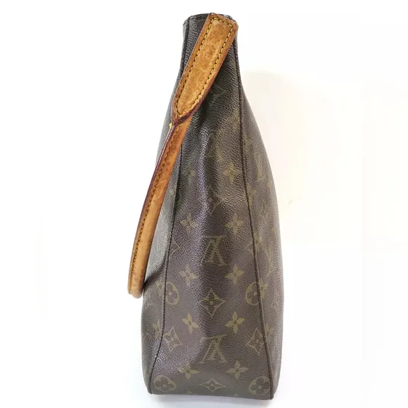 Authentic LOUIS VUITTON Looping GM Monogram Shoulder Tote Bag Purse - Picture 5 of 16